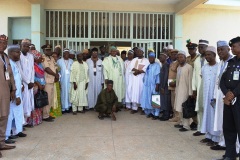 The Deputy Director Studies, faculty members and Syndicate 3 members with the Chairman Maigatari LGA, Jigawa State