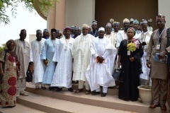 The Deputy Director Studies, faculty members and Syndicate 3 members with the Head of Service Jigawa State