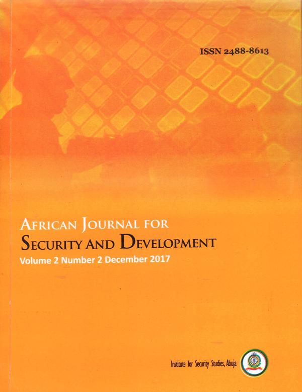 African Journal For Security And Development, Volume 2 Number 2